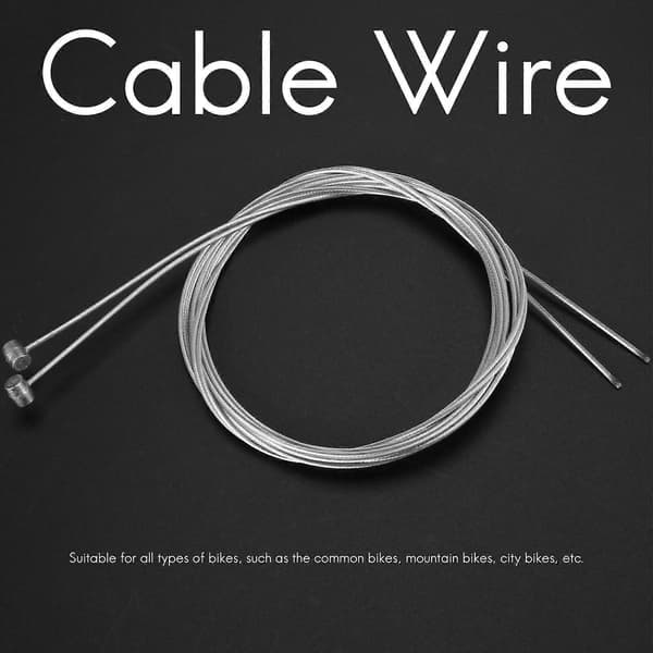 Främre Bakre Cykelbroms Kabel Wire 2 st för Cykel