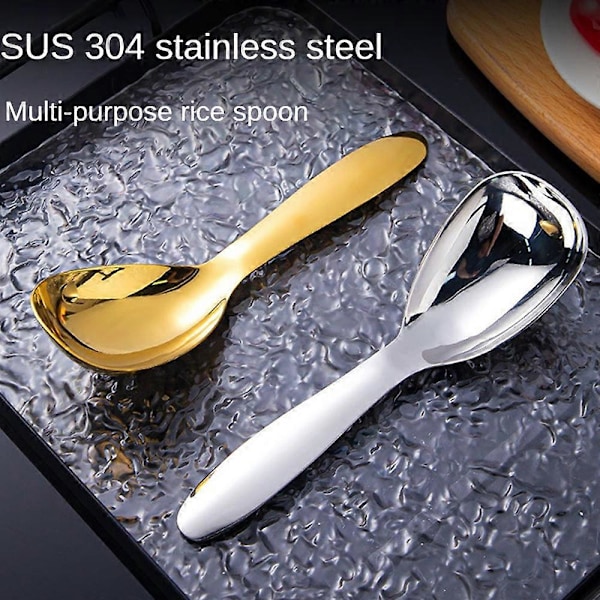 304 Rustfritt Stål Risskje Japansk Risskje Varmeisolasjon Stor Risskje Non-stick Ris Sklisikker Husholdnings Risskovl Langt Håndtak
