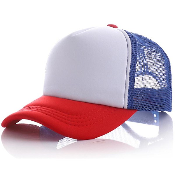 Baseballkeps för barn, pojkar och flickor, truckerkeps, snapback, utomhus, sommar, mesh, justerbar solhatt