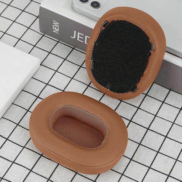QuickFit Erstatningsøreputer for Skullcandy Crusher 360 Hodetelefoner Øreputer, Reparasjonsdeler (Brun)