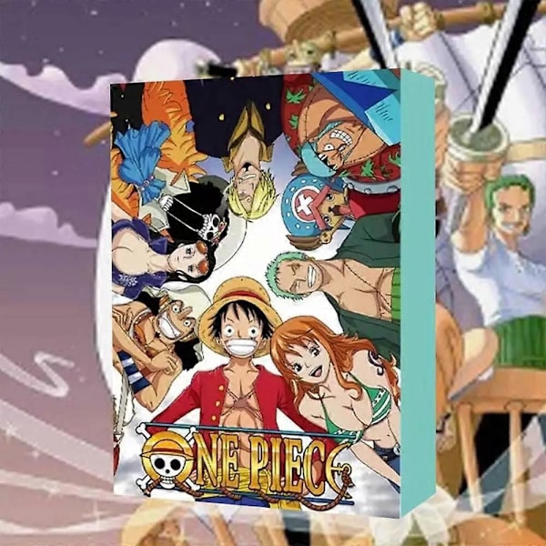 One Piece -nukkejoulukalenteri 2024, 24 päivää, sokkolaatikkohahmoja, leluja, laskea aikaa jouluun, lapsille