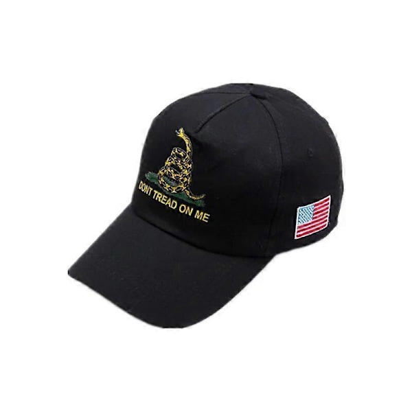 Nyhet Anländer Dont Tread On Me Tea Party Ormskinnsmönstrad Snapback Keps Trucker Utomhus Baseballkepsar Kostymhattar