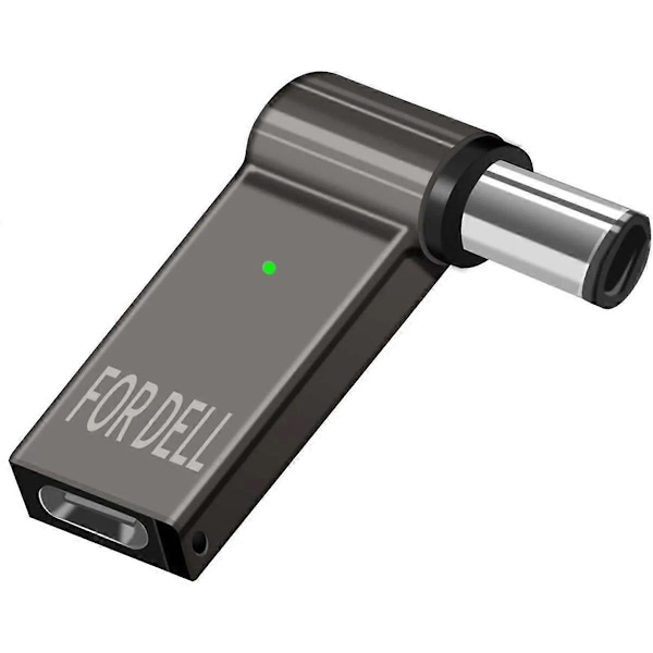 USB-C till 7,4 mm Laptop Laddningsadapter Honkontakt Typ C till Hankontakt DC 7,4 x 5,0 mm Tunnkontakt