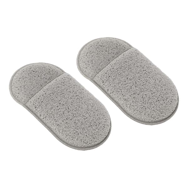 2 stk Ansigtsvampe Kvinder Hjem Bærbar Blød Elastisk Peeling Makeupfjernelse Ansigtsrensende Svampe