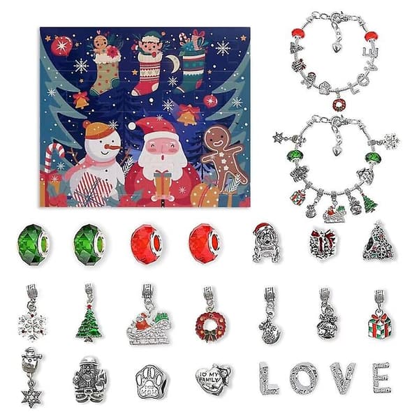 Julepynt DIY Julekalender Armbånd Blindboks 2024