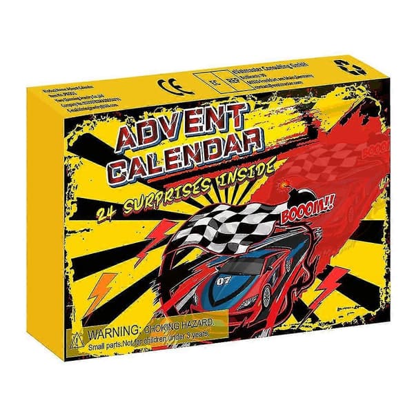 Bil Nedtælling 24 Digital Blind Box Børnegave Racing Julegave
