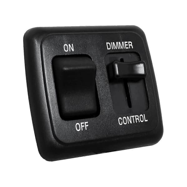 12 Volt DC Dimmerbryter for LED, Halogen, Glødelampe - Bobil, Bil, Lastebil, Båt og Stripebelysning