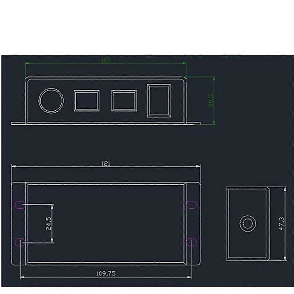 DC 0-10V Dimmer Switch Serieforbindelse Synkronstyring Rotations ON/Off til 0/1-10V Dæmpbare LED-drivere El