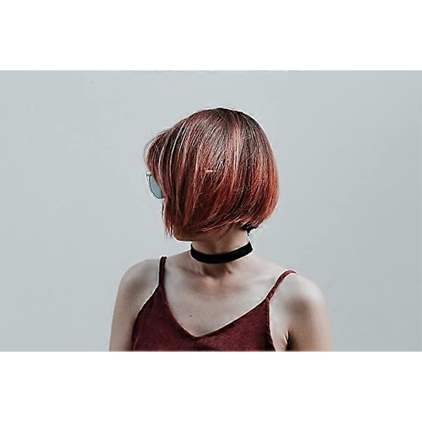 Svart Läderhalsband Choker för Kvinnor, Flickor, Barn, Män | SHOPBOP Solid Gotisk Band Smycke