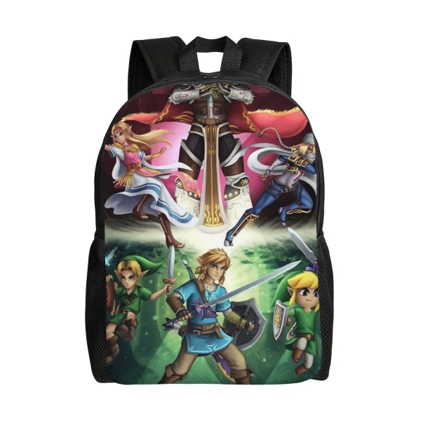 s2148 The Legend Of Zelda Barnryggsekk for Barn Skoleveske Boksekk Avslappet Dagstursekk Ryggsekker for Reise VandringzxDM3976