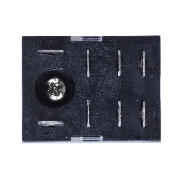 JQX-13F LY2 DC 12V Spolrelä med 8 stift, DPDT, Grön LED
