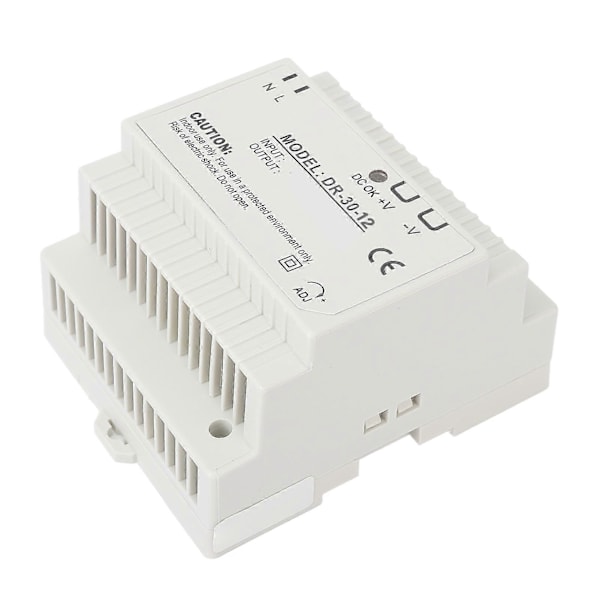 30W Transformator DIN-skinne Strømforsyning for Industriell Sikkerhetsovervåking 100‑240V