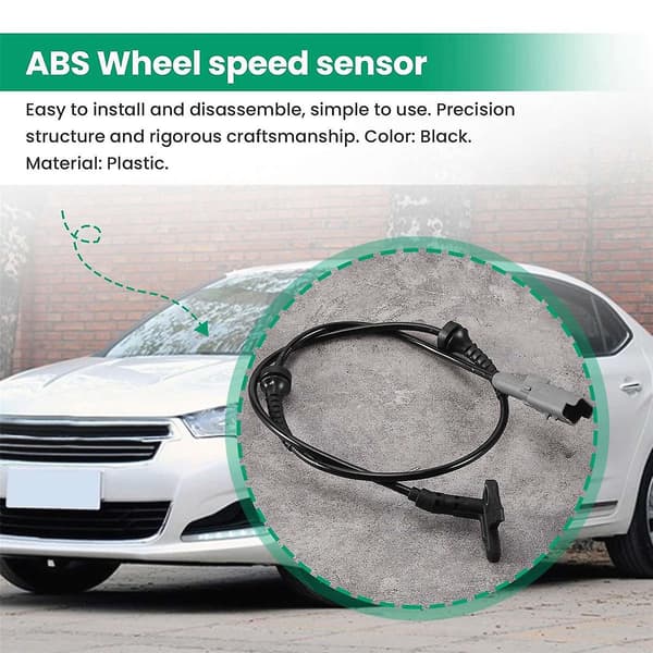 För 307 408 3008 C4L Bakre Hjulhastighetssensor Fram & Bakre ABS Hastighetssensor ABS Sensor 9811802580