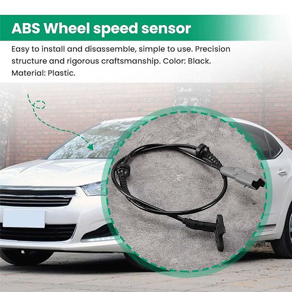 Til 307 408 3008 C4L Bagerste Hjulhastighedssensor Forreste & Bageste ABS Hastighedssensor ABS Sensor 9811802580