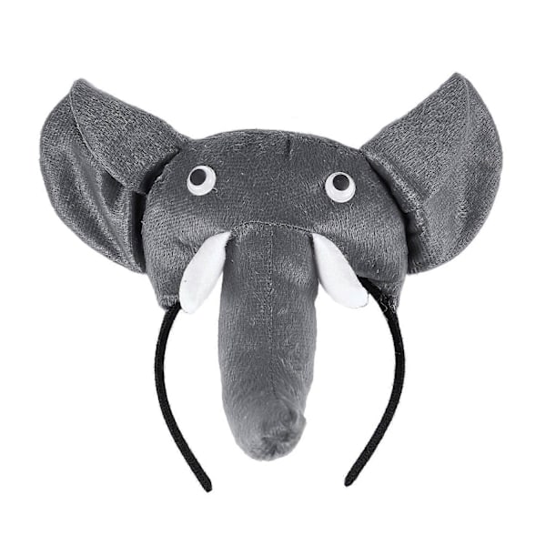 3D Elefant Hårbånd Dyre Farm Voksen Børn Kostume Maske Masker Bold