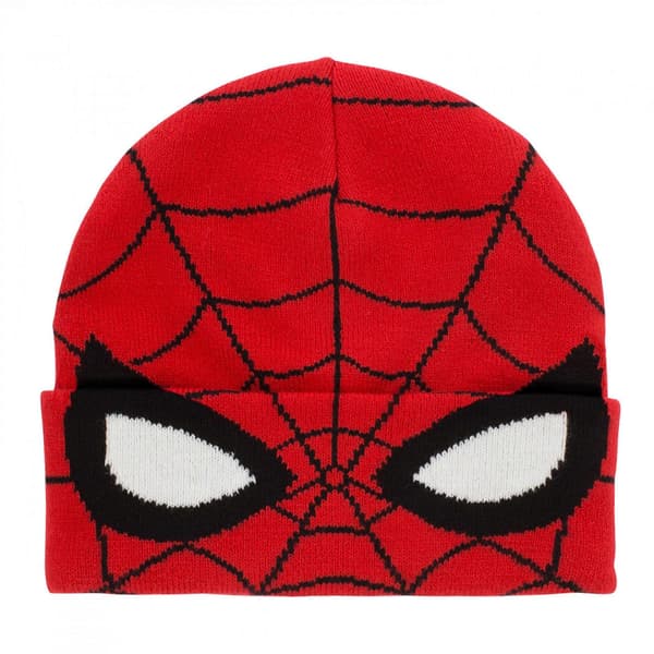 Spider-Man Mask Mansjett Strikkelue