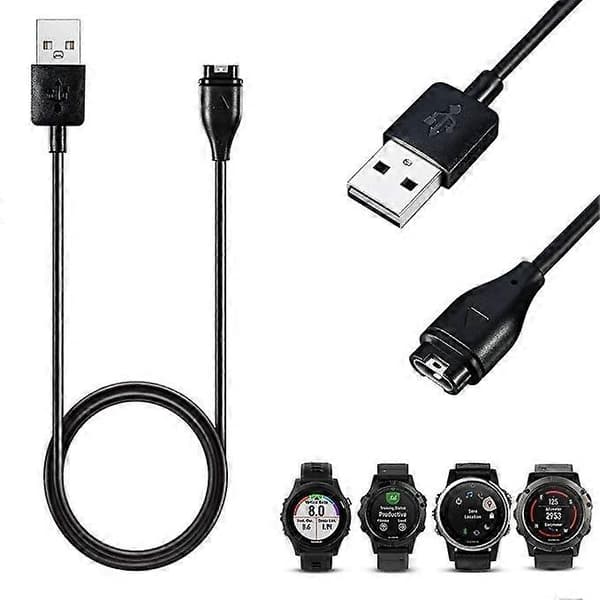Universaali USB-kaapeli Garmin Fenix 5 / 5x / 5s, Vivoactive 3, Forerunner 935 -kelloille