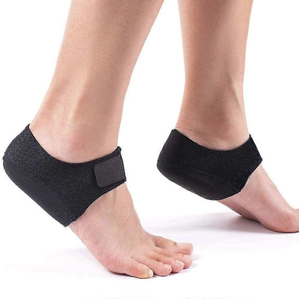 Hælkapper for plantar fasciitt for hælsmerter, hælbeskyttere, hælermer, puter, hælstøtte for hælsmerter, hælspore