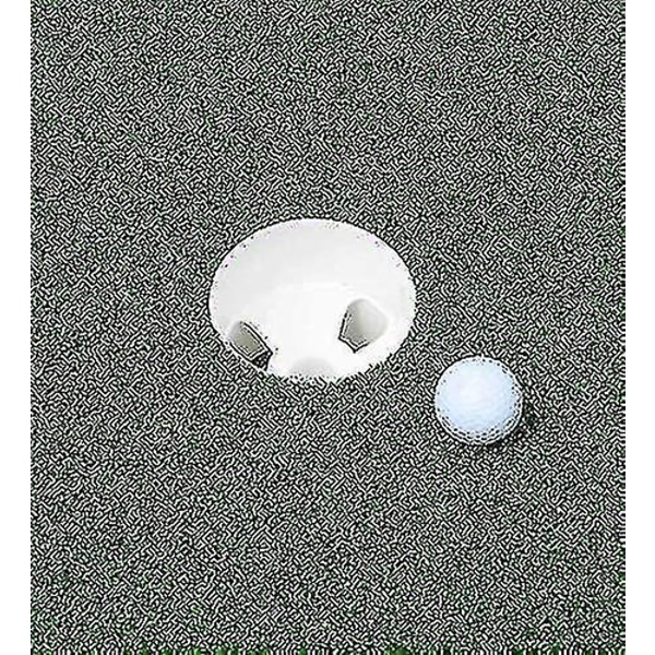 Golfhål Putting Cup för övning Putting Green | Set med 2 Golfkoppar - Uppfyller USGA-regler, ABS Elfenbensvit, Dimension 4\" Djup, Diameter 4 1