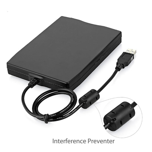 USB Floppy Diskette-drev, Ekstern USB Floppy Diskette-drev 1.44 Mb Slim-bebetter