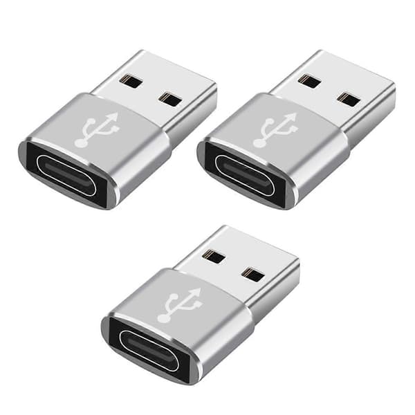 3 kpl C USB -kaapeli USB C -lataussovitin Type C USB -sovitin USB-sovitin Tietokonesovitin