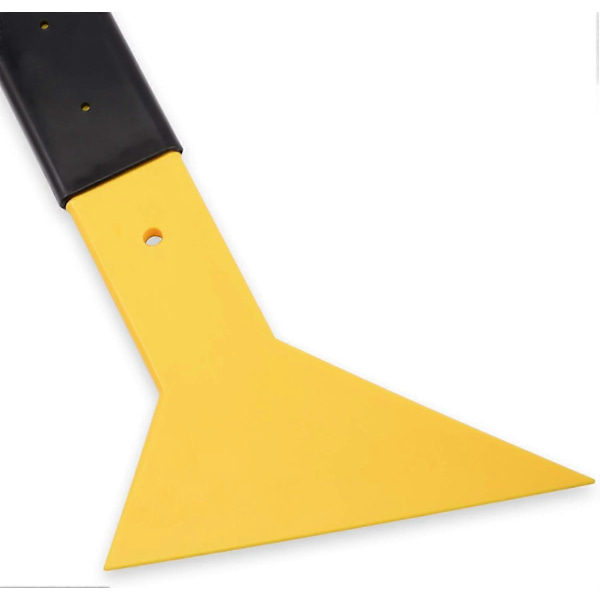 Vindusfolie-Squeegee med Langt Håndtak, Skrapeverktøy, Trekant, Slank Fot, Toning Squeegee, Frontrute, Snø, Frost, Isfjerning