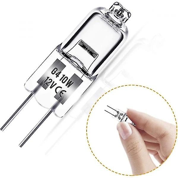 G4 halogenlamper 10W 12V - Varmt hvitt - 10W 20 stk