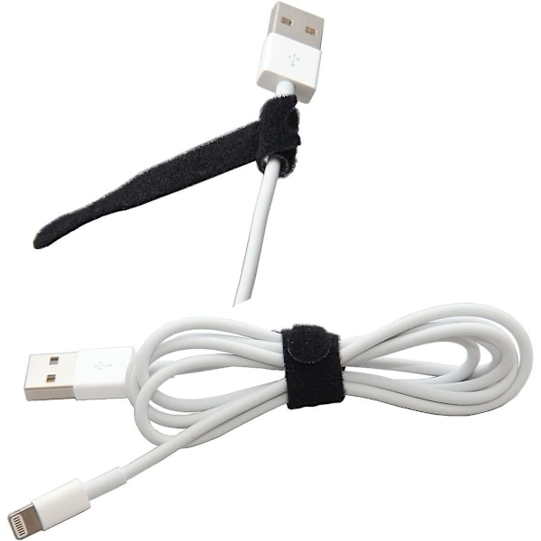 Återanvändbara Kabelband 1/2\" X 8\" För Kabelhantering Och Organisering Av Sladdar - 30-pack Bundlade Med 2 Bonus Cinch-band (rosa)