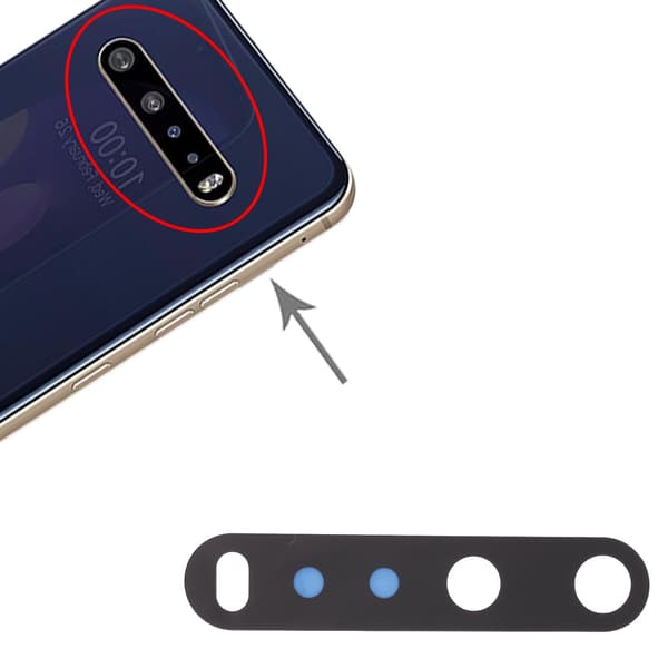 10 stk. Bagkamera Linse til LG V60 ThinQ 5G