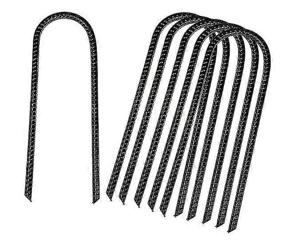 8 st Trampolinpinnar U-formade Ankare Tunga Metallfästspikar Azul