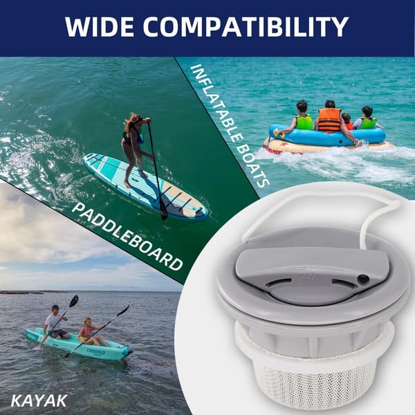 SURF Uppblåsbar paddleboard luftventil - PVC-lock reservdelar för SUP, båt, kajak
