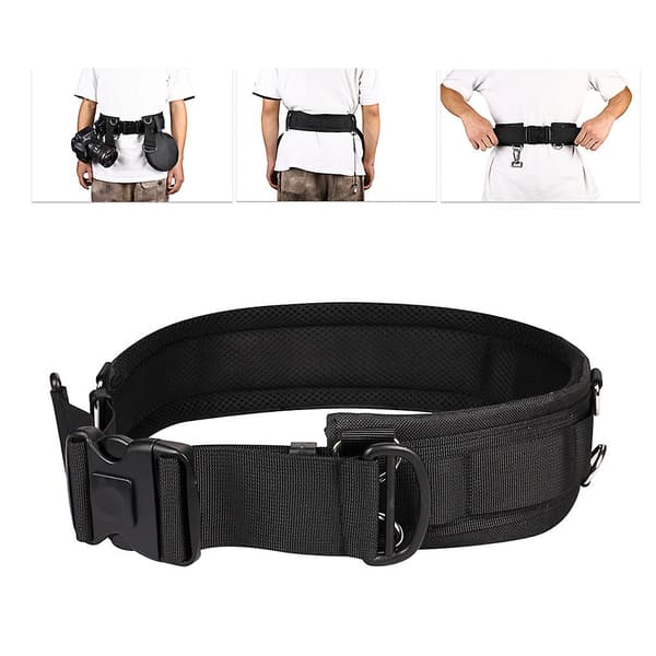 Midjebelte med krok for SLR / DSLR-kameraer Multifunksjonell spenne