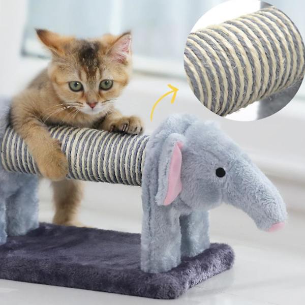 Katt Leksak Klättermöbel Kattklösbräda Söt Elefant Lejon Form Interaktiva Leksaker Kattunge Klätterram (Lejon)