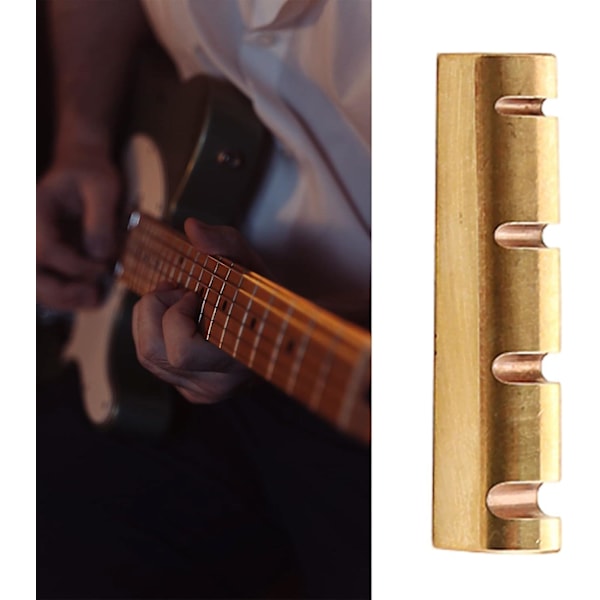 4-strängad basgitarr elektrisk mässingsmutter ersättningsdelar
