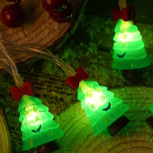 Dekorative LED lyskæder, julepynt, USB-drevet, 3 meter lang - Julekit
