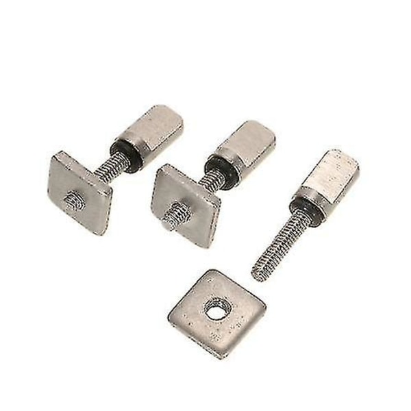 3 Surfboard Longboard Sliding Fin Screw & Fin Plate Replacement Kit For Stand Up Paddle Body Board - Plemdea