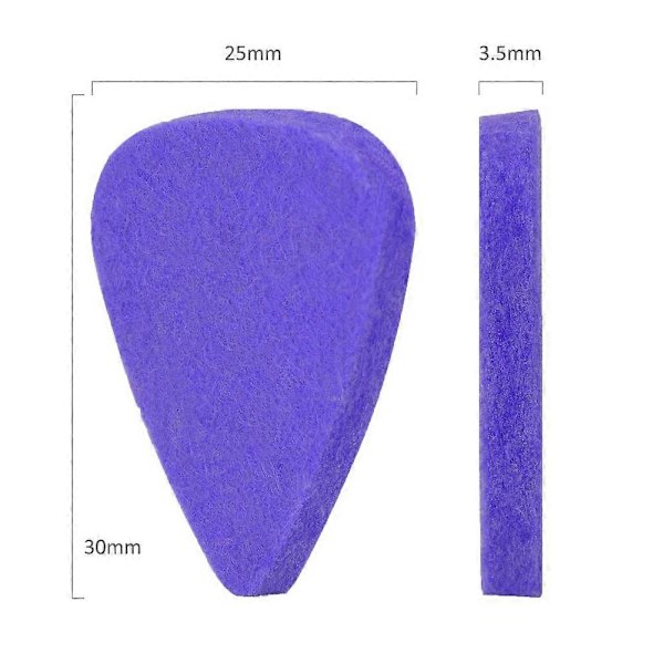 Ukulele Plektrum Filtplektrum För Ukulele Och Gitarr, 8 Stycken Gitarrplektrum, Flerfärgade