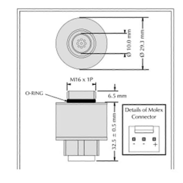 Oxygen Sensor AO-02 Kompatibel med AO2 AA428-210 AO2PTB-18.10
