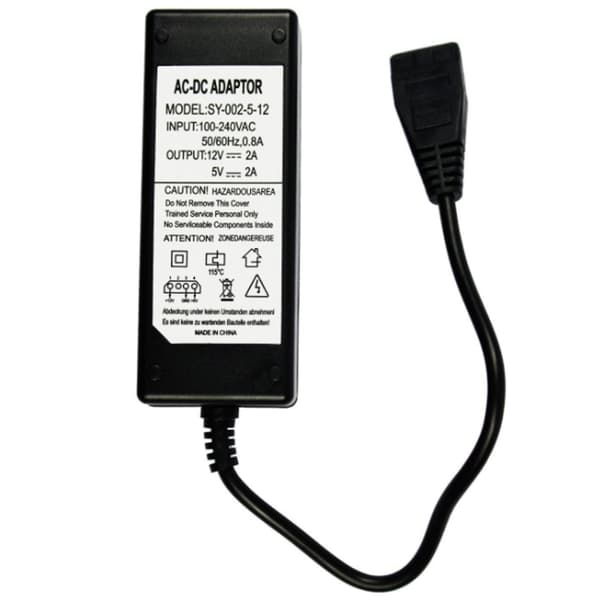 Høy kvalitet 12V/5V 2.5A USB til IDE/SATA strømforsyningsadapter Harddisk/HDD/CD-ROM AC DC