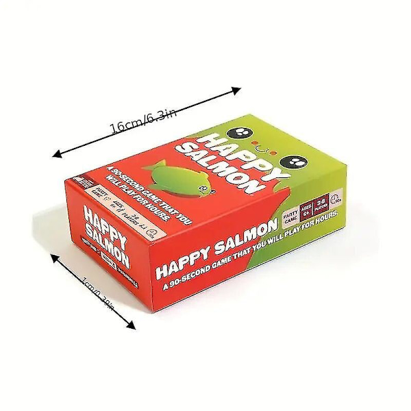 Happy Salmon Familie Genforening Spil Kort