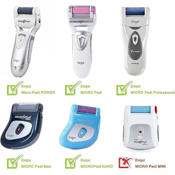 Emjoi Micro Pedi Reservehjul [4-pak] - Ekstra Grov Kompatibel