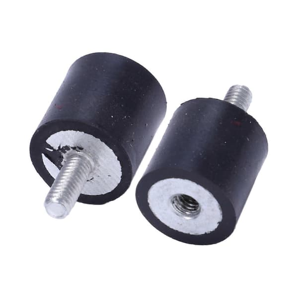 4 stk. M4 Udvendig Indvendig Anti-vibrationsgummi Buffer Isolator Tilbehør 15mmx15mm