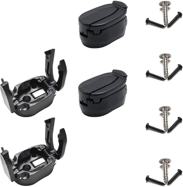 4 stk. Golfboldopsamler Mini Foldbar Golfboldopsamler Opsamler Henter Sort Boldopsamler Værktøj Tilbehør Til Mænd Kvinder Golfbold