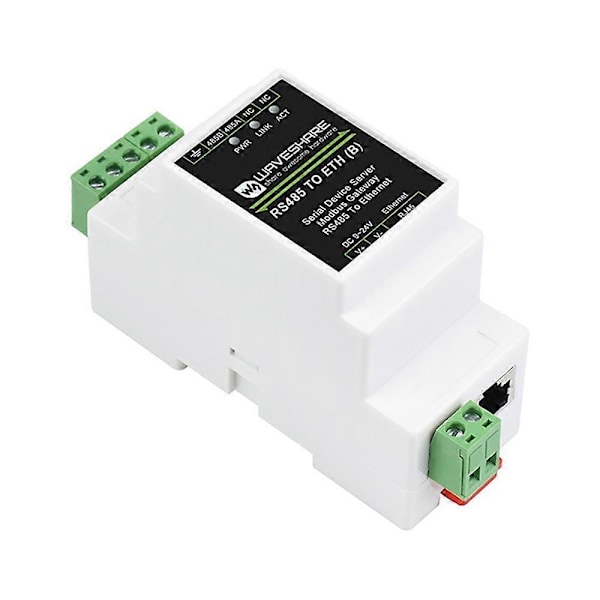 RS485 Seriell Port Server RS485 til RJ45 Ethernet TCP/IP til Seriell Port Modul Skinne Type Seriell Port