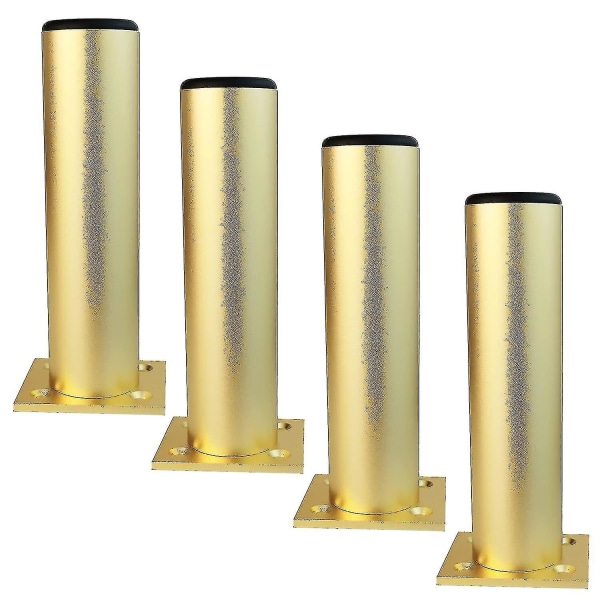 4coffee bordsben Soffa Ben Guld, Bordfötter Justerbar Höjd, Rörben Rund, Höjd: 6-30cm Bas Aluminiumlegering | Anodiserad Yta
