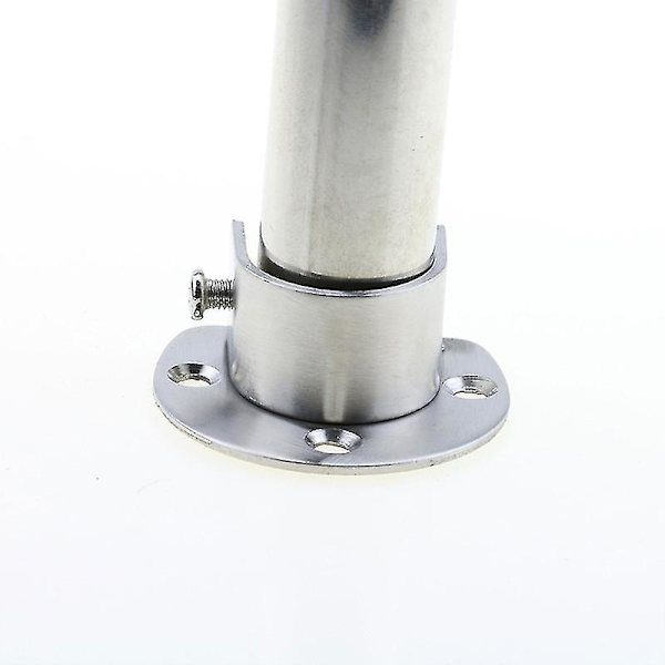 Rustfrit Stål Skabstang Sokler, Heavy Duty Skabstang Endestøtter Flens Stang Holder Med Skruer, U-Formet, Nem Installation Eller Hurtig Fjernelse