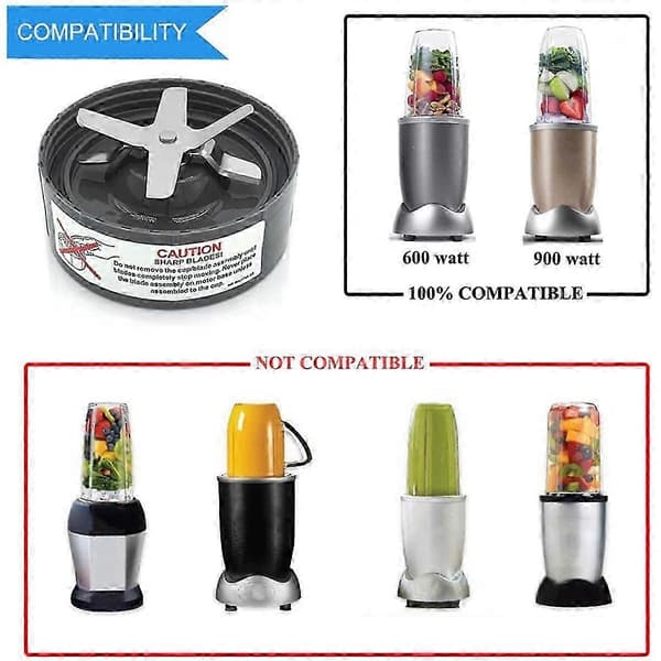 2-pack Juicerblad för Nutribullet 600W / Pro 900W Extractor SZRH A-S103