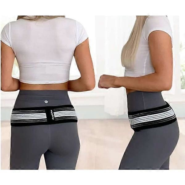 Höftstöd - Justerbar Lindring för Ischias & Höftproblem Svart-140cm