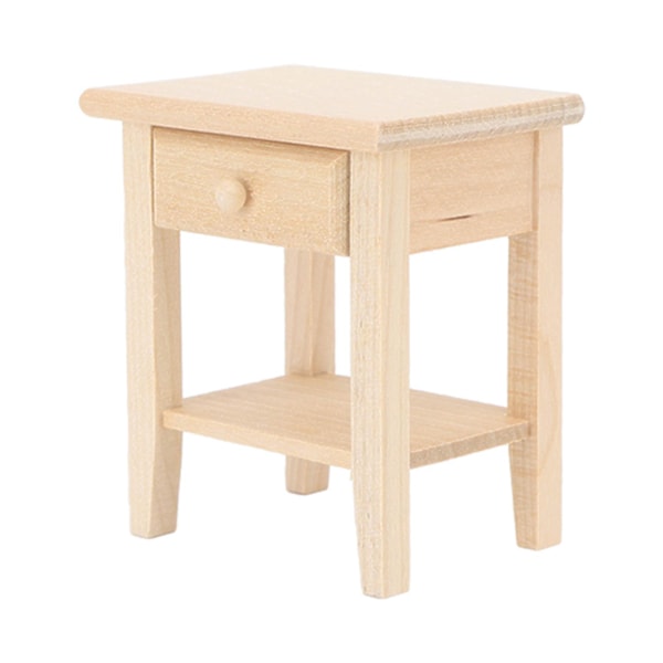 Træ Dukkehust Miniatyr 1:12 Skala Sideboard Skab Møbel Dekoration