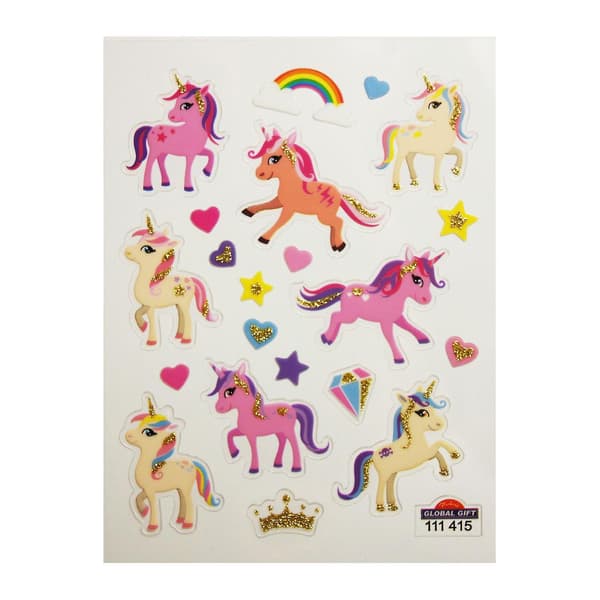 Tarrat - Yksisarvinen - Glitter - 1,8 cm